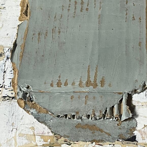 Original Mixed Media Abstract Art Collage Painting 11x14 "Fissure" - Picture 4 of 6